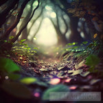 Hidden Forest #4 Nature Ai Art