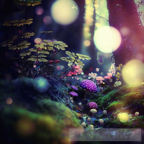 Hidden Forest #5 Nature Ai Art