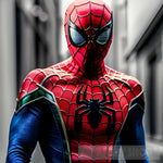 Highly Detailed Spider Man Portrait Ai Art