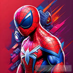 Highly Detailed Spider Man Portrait Ai Art