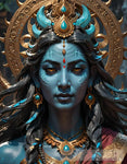 ’Hindu Goddess Shiva Portrait’ Portrait Ai Art