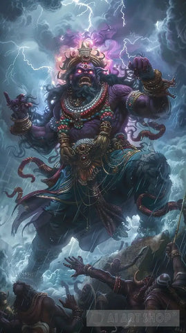 Hindu Mythology Demon Ai Artwork
