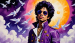 His Purple Majesty-5 Portrait Ai Art