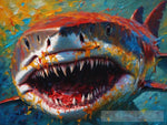 Horrible Shark Ai Painting