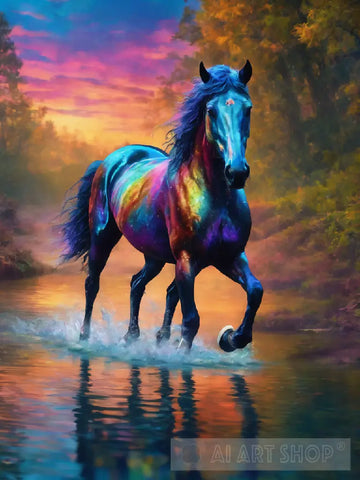 Horse A Symbol Of Strength1 Ai Artwork