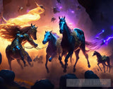 Horses Adventure Ai Artwork