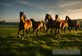 Horses And Zebras Ai Artwork