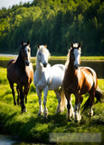 Horses And Zebras Ai Artwork