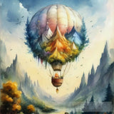 Hot Air Balloon Ai Artwork
