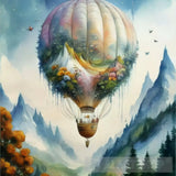 Hot Air Balloon Ai Artwork