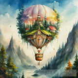 Hot Air Balloon Ai Artwork