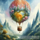 Hot Air Balloon Ai Artwork