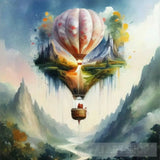 Hot Air Balloon Ai Artwork