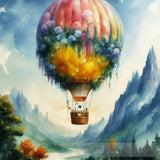 Hot Air Balloon Ai Artwork
