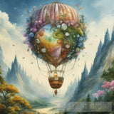 Hot Air Balloon Ai Artwork