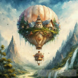 Hot Air Balloon Ai Artwork