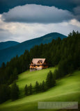 Houses In The Forest Ai Artwork