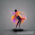 Human Dancing Abstract Trophy Look Contemporary Ai Art