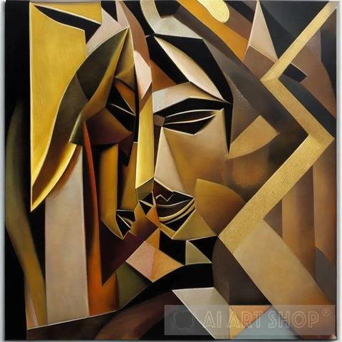 Human Figures Abstract Ai Art