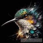 Hummingbird Hyperdetailed Eyes Ai Painting