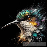 Hummingbird Hyperdetailed Eyes Ai Painting