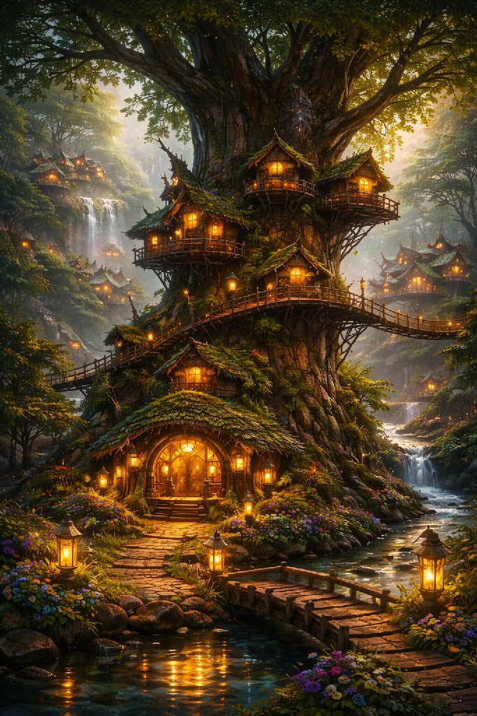 Luminara Grove: The Enchanted Treehaven