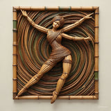 Abstract bamboo art