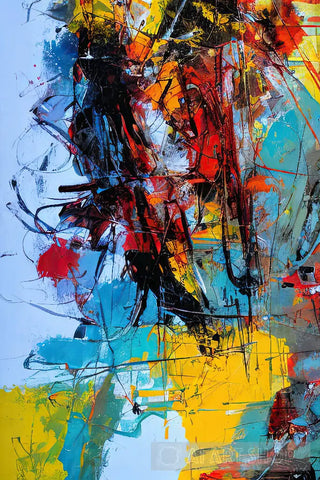 Imagine Abstract Imagine by Future Art