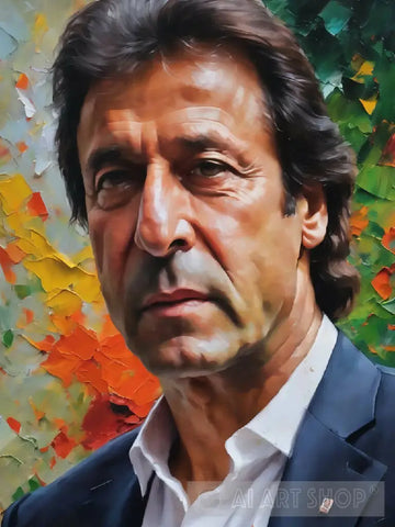 Imran Khan An Ummah Leader Ai Painting