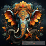 Indian God Ganesh Ai Artwork