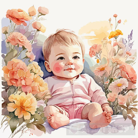 Infant Ai Painting