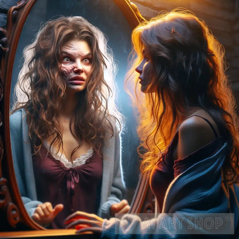 Insecurities Portrait Ai Art