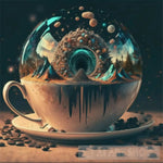 Inside A Cup Of Coffee There Is Wonderful Landscape Landscape Ai Art