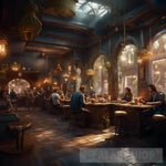 Inside Cafe Ai Artwork