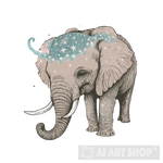 Interesting Elephant Animal Ai Art