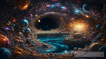 Into The Enigmatic Black Hole Full Of Multiverses Landscape Ai Art