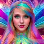 Iridescent Fairy Ai Artwork