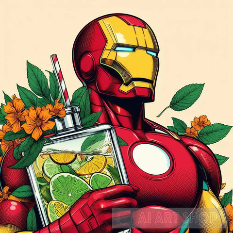 Ironman Pop Art - Pop Ai Art