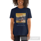 Irrationality Ai Art Short-Sleeve Unisex T-Shirt Navy / S