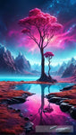 Island Of Serenity: Finding Peace Amidst The Lakes Embrace Ai Artwork