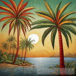 Island Palms Landscape Ai Art