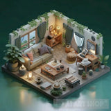 Isometric Art House Deream 3D Ai Artwork