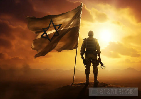 Israeli Soldier Ai Artwork