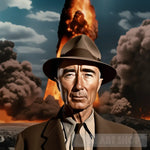 J. Robert Oppenheimer - Father Of Atomic Bomb Ai Artwork