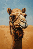 Majestic Desert Camel with Halter Fine Art Print
