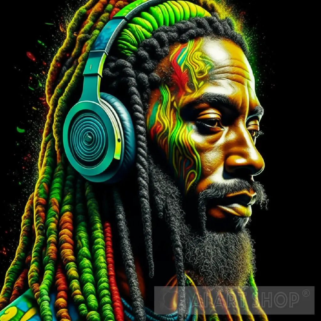 rastafarian man