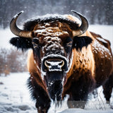 جاموس بري Animal Ai Art