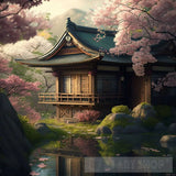 Japanese House Ai Painting