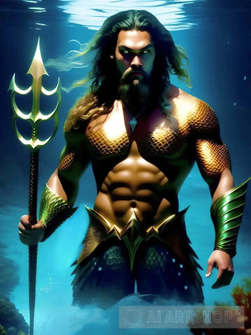 Jason Momoa (Aquaman) Ai Artwork