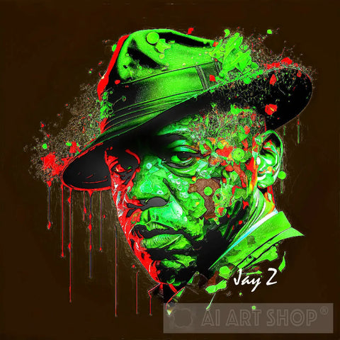 Jay Z Portrait Ai Art